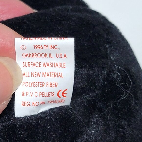 TY Beanie Baby Jungle Animals Lot of 4 Bongo '95 Congo '96 Mooch '99 Stripes '98 - Picture 7 of 11